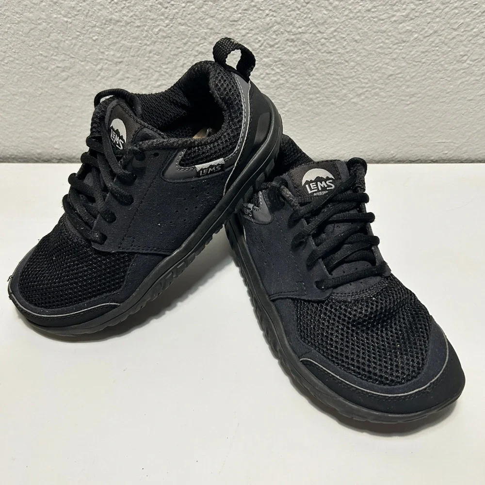 Lems Primal Zen Asphalt Barefoot Shoes Mens 5 Womens 6.5 Minimalist Sneakers